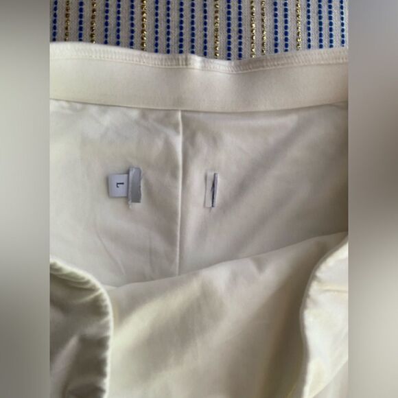 Bumpsuit The Biker Short  Maternity Size Large Ivory White NEW - Picture 6 of 12